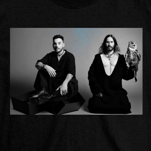 Thirty Seconds To Mars 2024 Tour Graphic Band T-Shirt Music Fan Concert Tee 159 - Picture 2 of 5